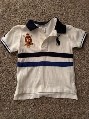 Vintage Ralph Lauren White Polo Shirt